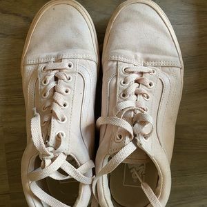 Women’s light pink Vans